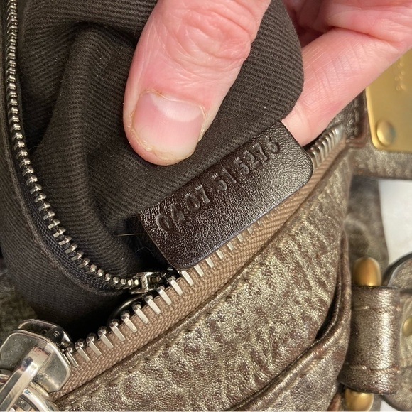 Chloe brown metallic paddington satchel bag rare - Picture 11 of 16